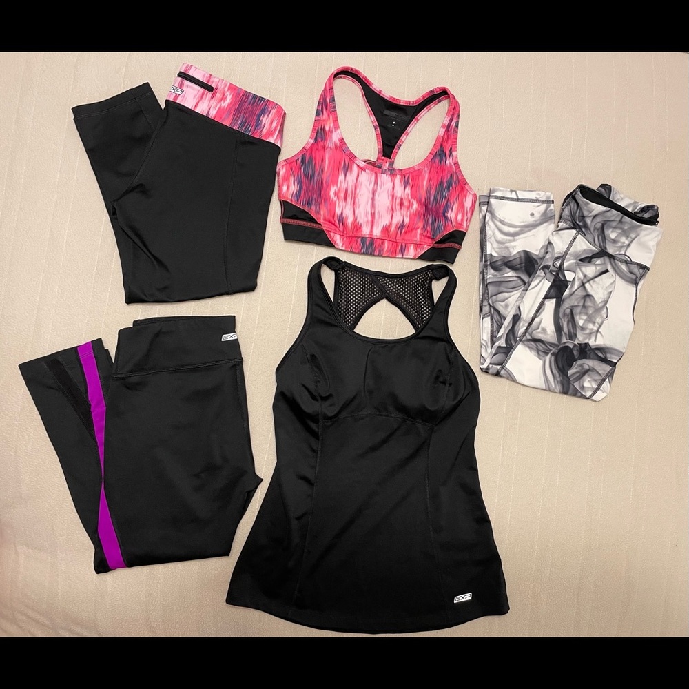 Express Workout Clothes 5 Piece Bundle Sz S/P